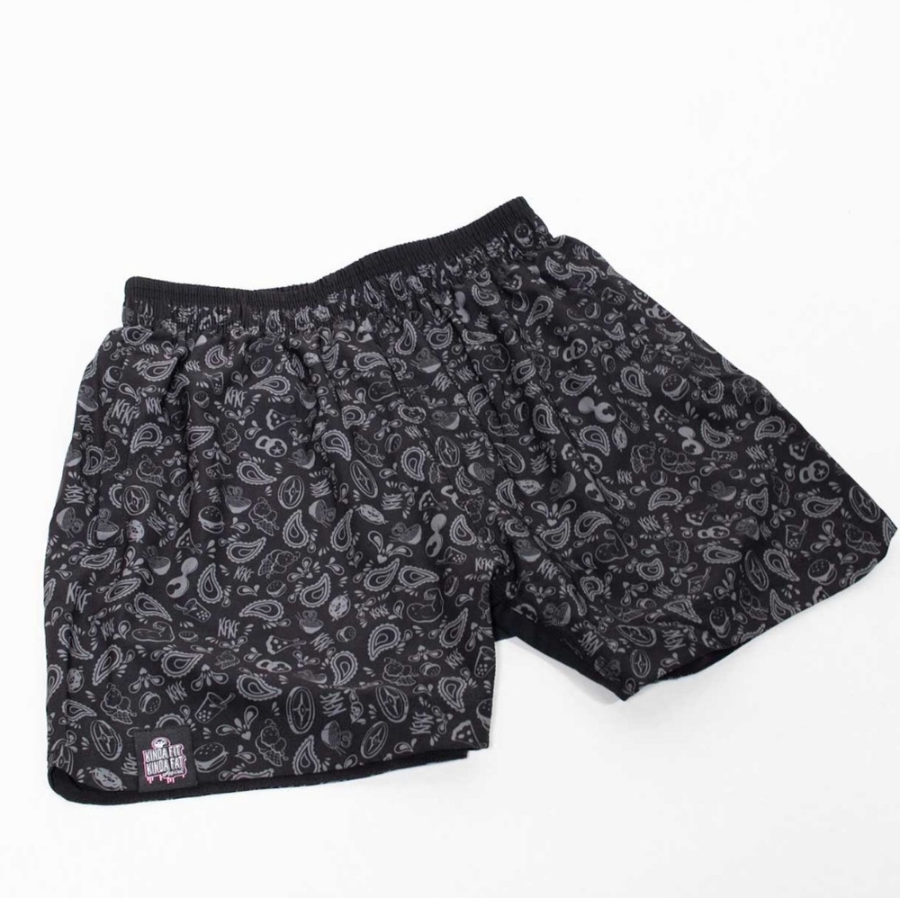 Kinda Fit Kinda FatKinda Fit Kinda Fat Paisley Thicc 5.5" Training Shorts